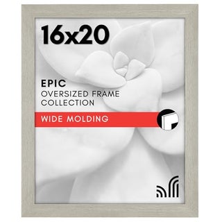 Americanflat 16x20 Picture Frame with Polished Plexiglass  Wide Picture Frames Made of Engineered Wood for Vertical or Horizontal Wall Display  Epic Collection  Grey - pzsku/ZEF8F8ADA98E0D3636AEDZ/45/1749489956/665e1899-7c2d-4c1d-b27e-dfc4459c4dbc