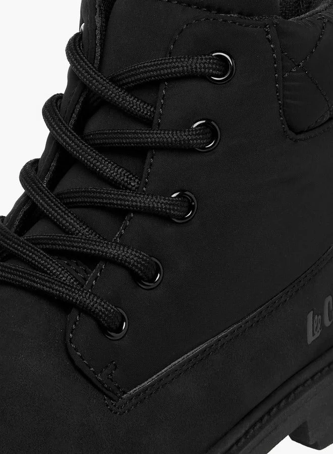 Lee Cooper Boys' Solid Ankle Boots with Zip Closure