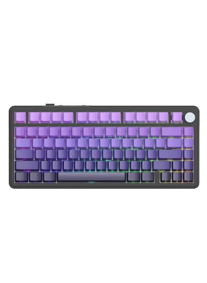 Attack Shark X85 Mechanical Keyboard - RGB Triple-Mode Wireless Bluetooth Hot-Swappable Gaming Keyboard - Image 1