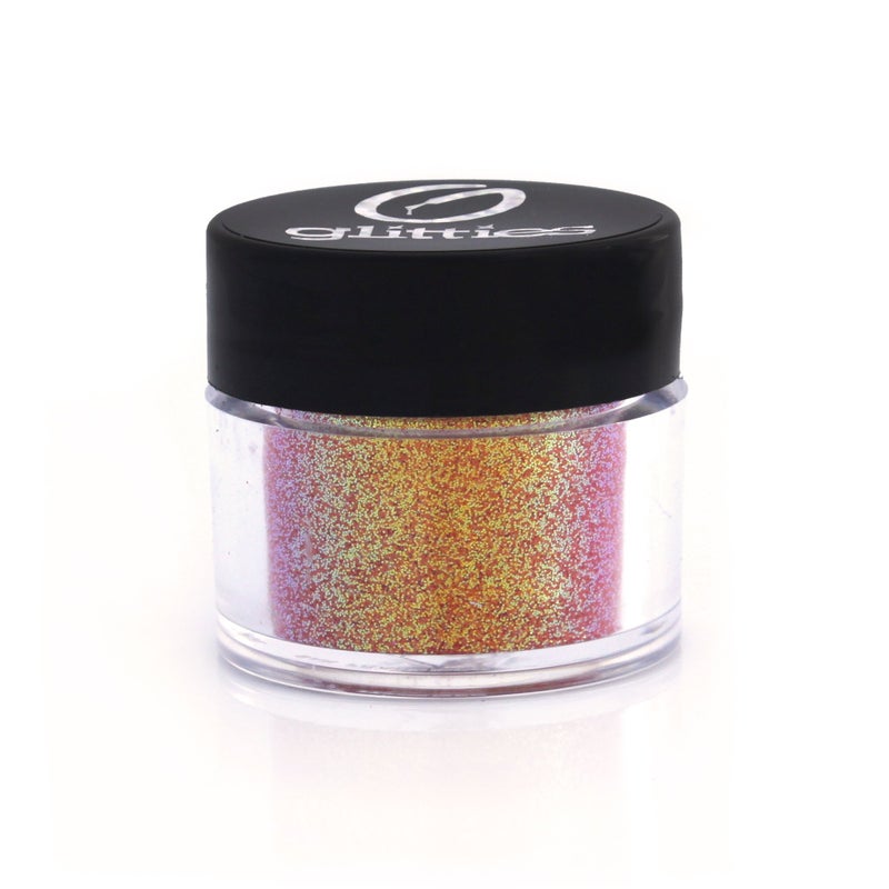 GLITTIES - Cinnabar - Cosmetic Grade Extra Fine (.006") Loose Glitter Powder Safe for Skin! Perfect for Makeup, Body Tattoos, Face, Hair, Lips, Soap, Lotion, Nail Art - (10 Gram Jar) - Image 1
