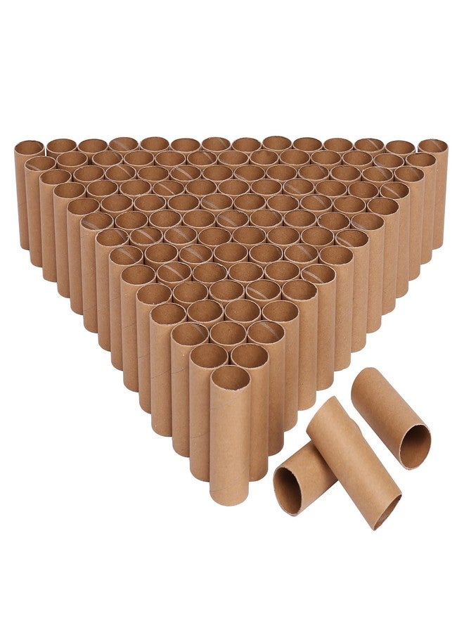 Ruisky 108 Pack Cardboard Tubes Craft Rolls, Kraft Paper Rolls Cardboard Tubes For Crafts,Paper Towel Rolls For Crafts 1.57x 3.9in (Brown) - Image 1