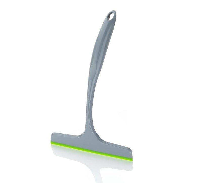 RIOMAX Plastic Kitchen Squeegee and Multipurpose Cleaning Wiper for Window Car Platform Grey Pack of 2