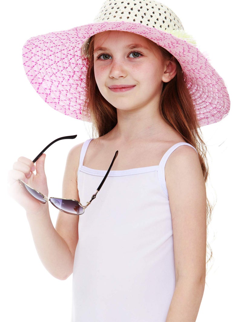 SATINIOR 4 Pieces Girls Dance Tank Top Sleeveless Spaghetti Strap Crop Tank Top for Dancewear (Purple, Pink, White, Black,9-10 Years) - Image 2