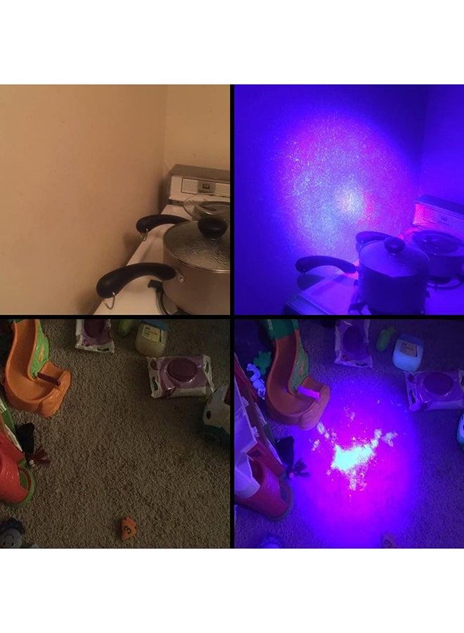 UV LED Flashlight Black - Image 3