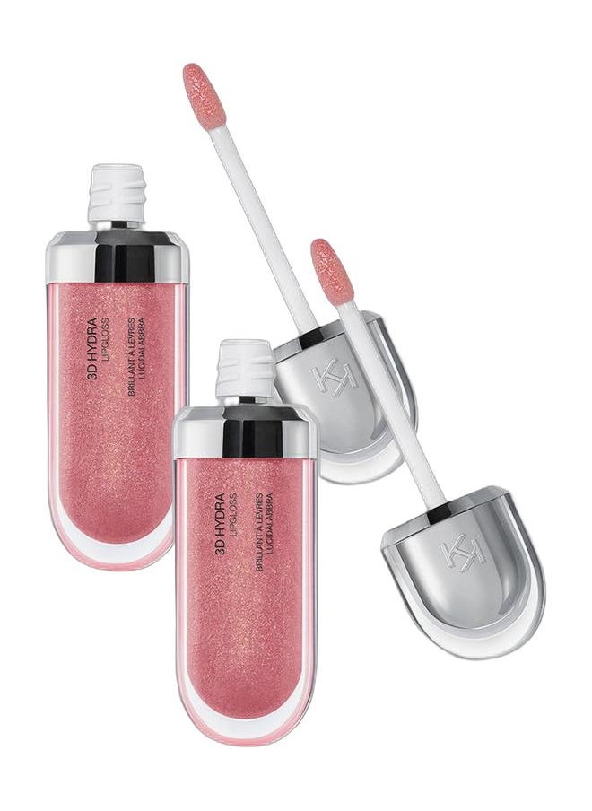 KIKO MILANO 3D Hydra Lipgloss 17 Pearly Mauve, Pack of 2  - Image 1