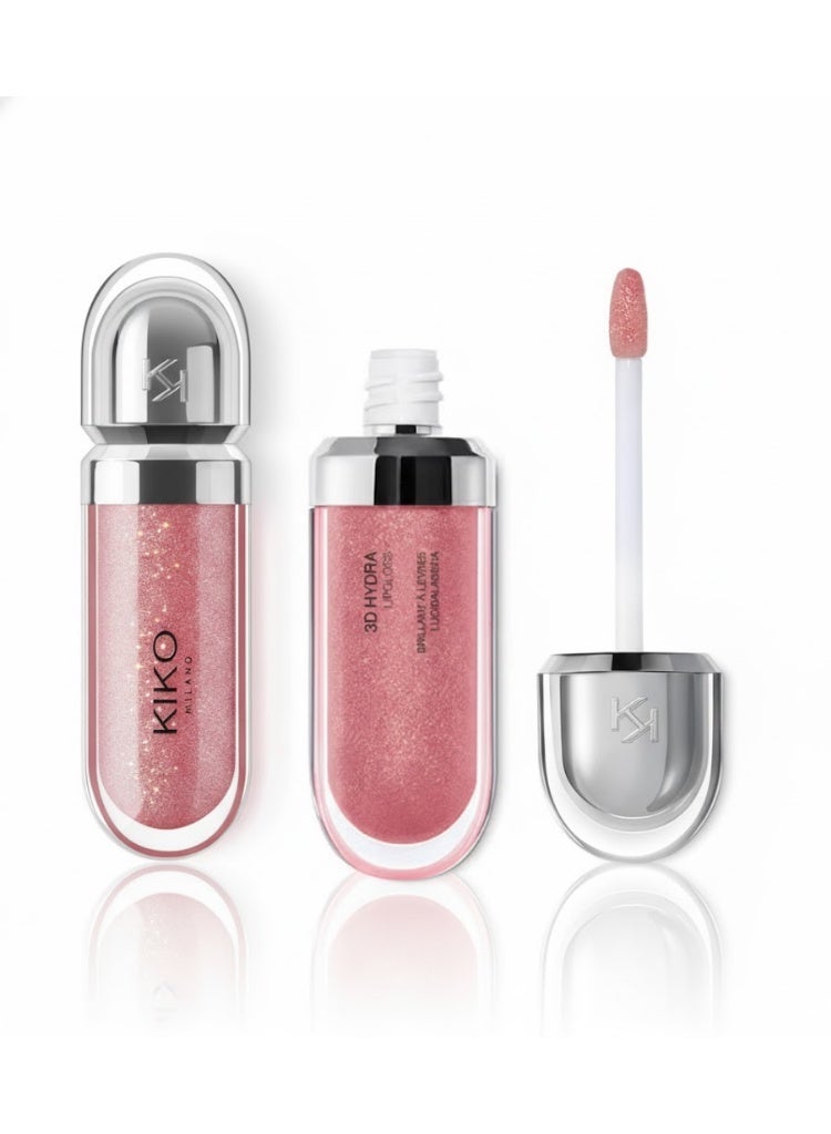 KIKO MILANO جلوس شفاه هيدرا ثلاثي الأبعاد 17 موف لامع، عبوة من 2 - Image 1