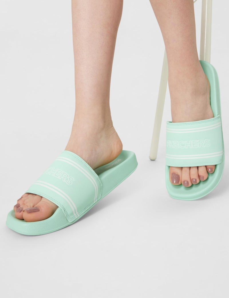 Skechers Cali Women's-Flip-Flops & Slippers-SIDE LINES 2-896301ID-MNT-9 - Image 2
