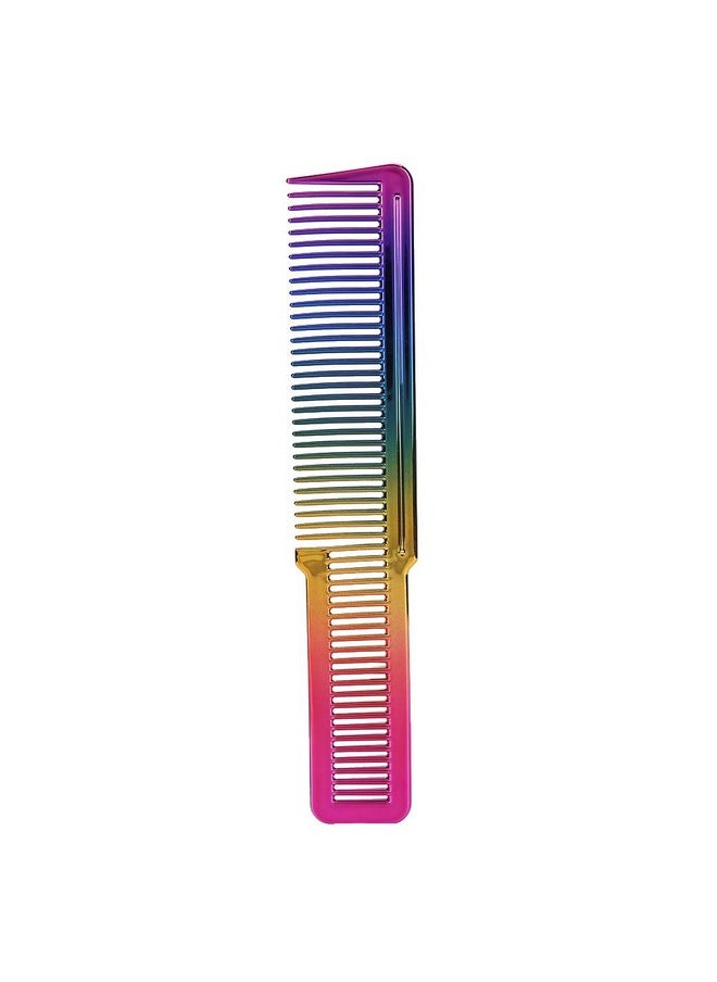 ViaGasaFamido Cutting Combs Professional Comb Hair Oil Combs Barber Clipper Comb Colorful Professional Detangling Pocket Salon Hot Air Hairdressing Cutting Styling Flat Top Combs  - Image 2