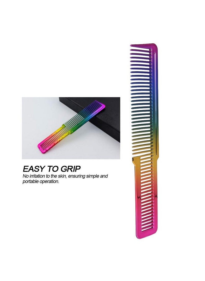ViaGasaFamido Cutting Combs Professional Comb Hair Oil Combs Barber Clipper Comb Colorful Professional Detangling Pocket Salon Hot Air Hairdressing Cutting Styling Flat Top Combs  - Image 5