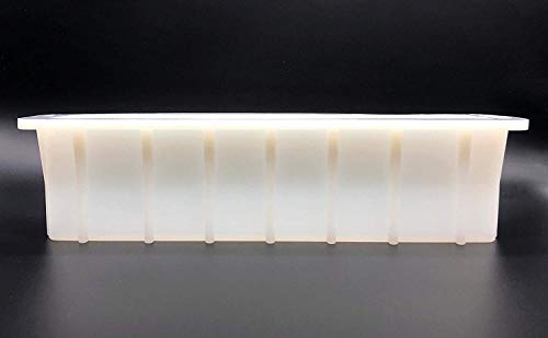 Mose Cafolo Large Loaf Soap Mold Thick Lip Silicon Rectangular Mould DIY Handmade Swirl Making Tools Tall 12'' - Image 3