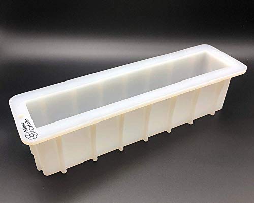 Mose Cafolo Large Loaf Soap Mold Thick Lip Silicon Rectangular Mould DIY Handmade Swirl Making Tools Tall 12'' - Image 4