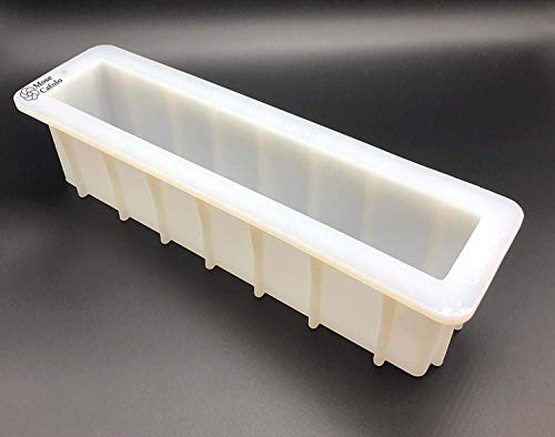 Mose Cafolo Large Loaf Soap Mold Thick Lip Silicon Rectangular Mould DIY Handmade Swirl Making Tools Tall 12'' - Image 5