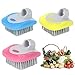 Tinsky 3 Piece Fruit Vegetable Brush, 3PCS Veggie Brushes Fruit Scrubber Flexible Bristles Scrubber Cleaning Tool - Image 2