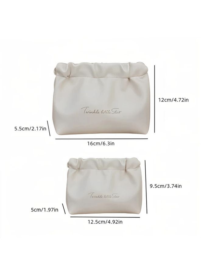 Large Black Makeup Bag Travel Toiletry Organizer Portable Cosmetic Storage Case - Image 5