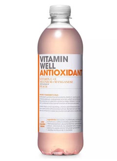 Vitamin Well Vitamin Well Antioxidant Water Peach 500ML  - Image 1
