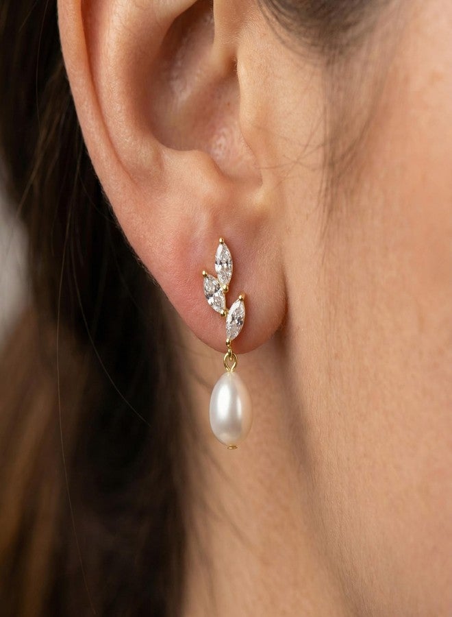 Dcfywl731 Bridesmaid Earrings Bridesmaid Proposal Gifts Set Gold Knot Pearl Drop Earrings I Can't Say I Do Without You Maid of Honor Wedding Bridal Party Jewelry Thank You Gifts - Image 2
