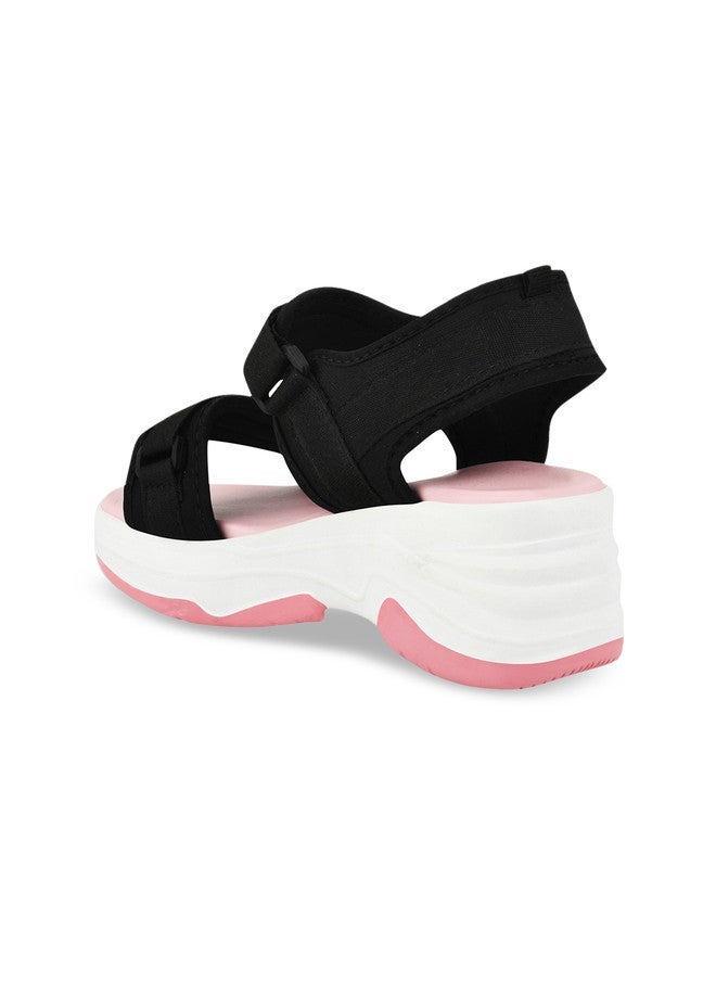Shoetopia Colourblocked Wedge Heels - Image 3