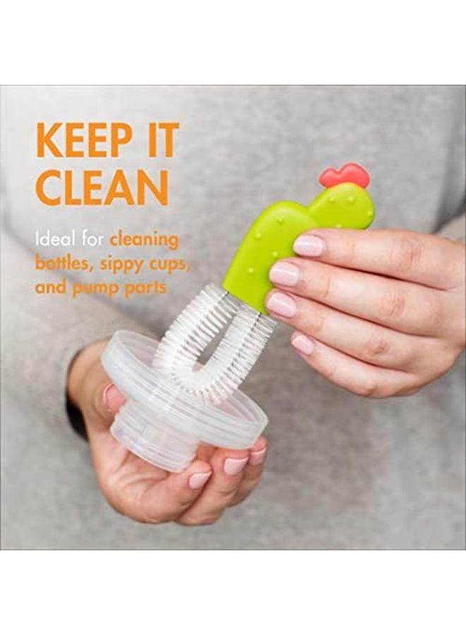 بون مجموعة استبدال فرشاة تنظيف زجاجات الصبار مكونة من 4 قطع باللون الأخضر - Image 4