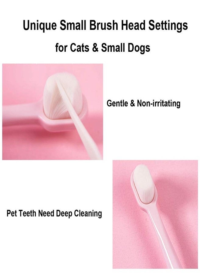 KnocKconK Cat Toothbrush, Soft Small Dog Dental Toothbrush Silicone, Easy Teeth Cleaning Head, Pet Deep Clean Dense Brush, Safe and Effective Oral Care, Brush Away Bad Breath, Easy to Handle, Blue - Image 3