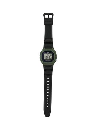 ساعة يد رقمية مقاومة للماء طراز W-218H-3AVDF - مقاس 44 مم - لون أسود رجال - view 4