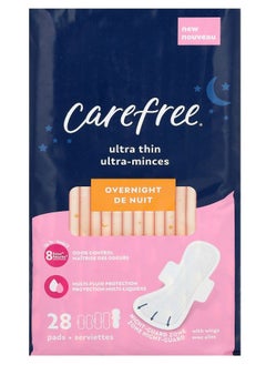 Ultra Thin Overnight with Wings 28 Pads