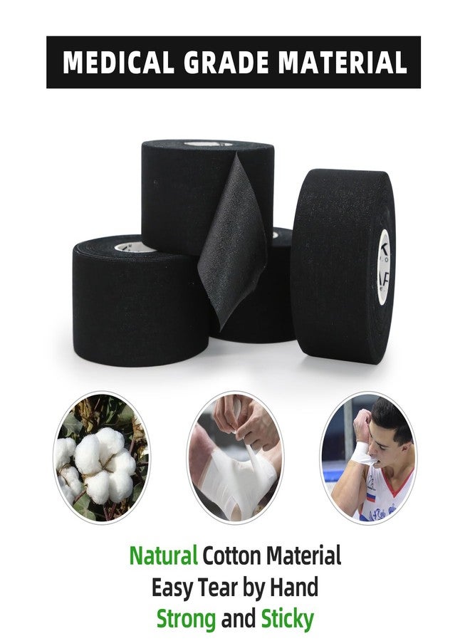OK TAPE Athletic Sports Tape Bulk（32-Rolls - 480yds Very Strong Tape for Athlete & Sport Trainers & First Aid Injury Wrap, Perfect for Fingers Ankles Wrist on Bat, Hockey Stick - White - Image 3