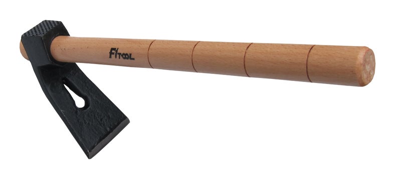 FITOOL Forged Woodworking Hammer, Woodcarving Straight Adze, Axe with Claw Hammer, Adze Hammer 1.7LB - Image 5