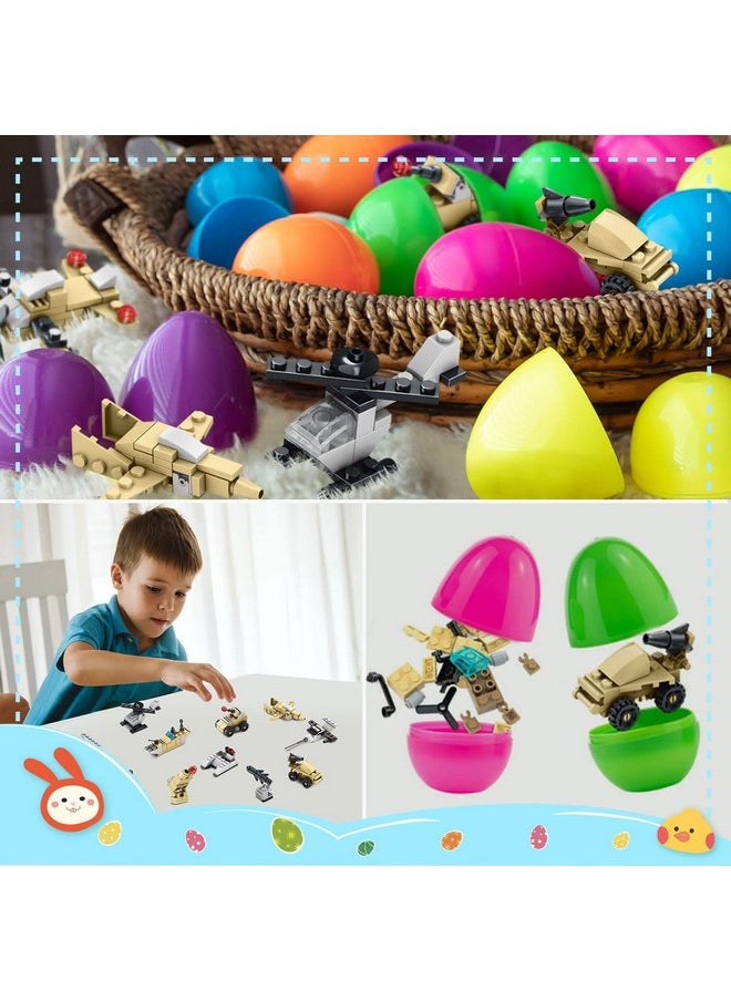 FUN LITTLE TOYS FUN LITTLE TOYS 12Packs Building Block Easter Egg for Party Favors Easter Baskets Stuffer  - Image 2
