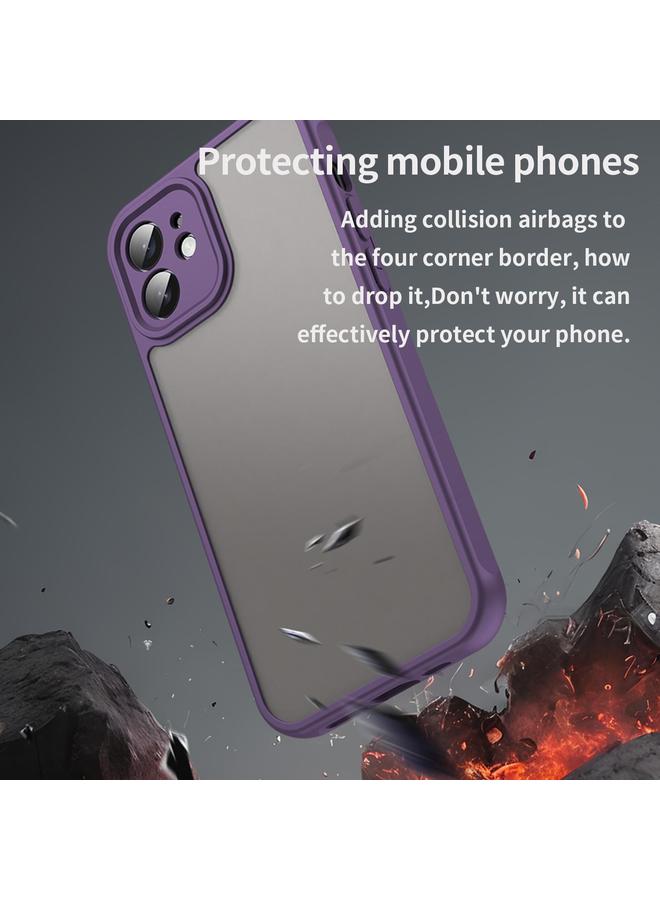 S-TOP Case For iPhone 12 Fan Dun Series TPU Hybrid PC Frosted Phone Case - Image 3