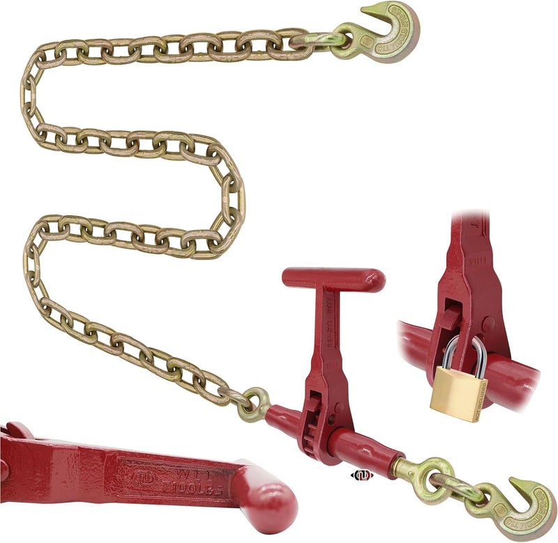 Durabilt Underlift Ratchet Chain Binder - 6600-Lb. Load Capacity, Model Number LDR-UR-38 - Image 1