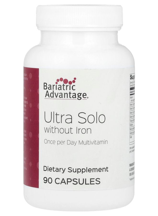 Bariatric Advantage ألترا سولو بدون حديد 90 كبسولة