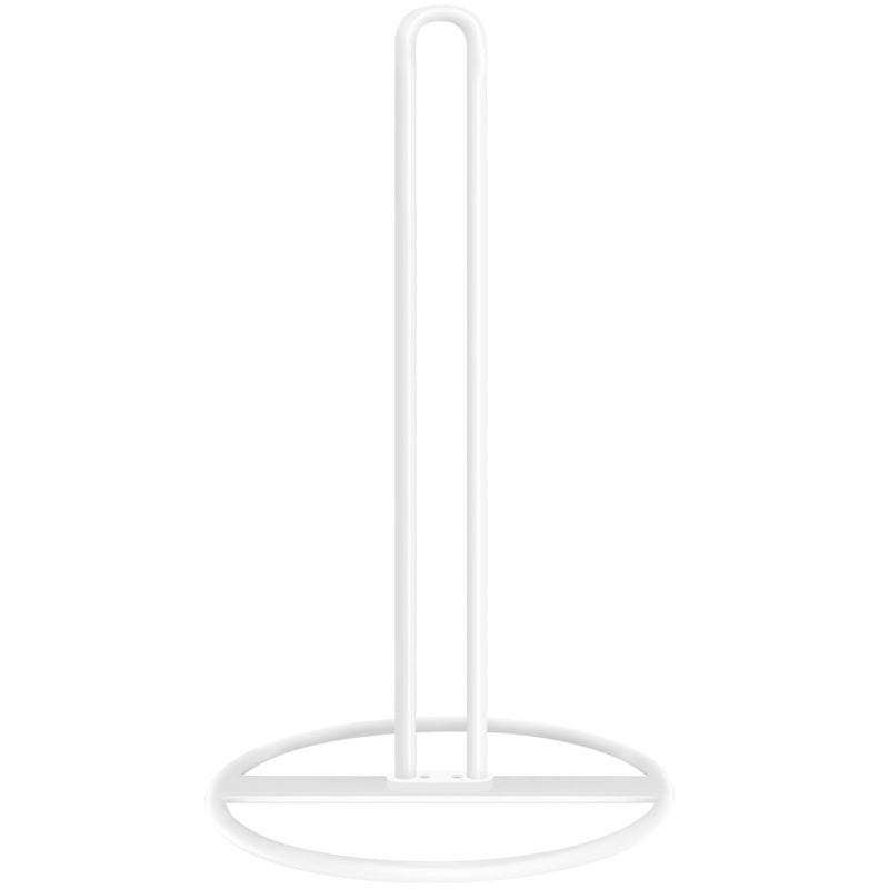 OBODING Paper Towel Holder Countertop, OBODING, Kitchen Paper Towel Stand Holder for Kitchen Organization and Storage, Paper Towel Holders for Standard and Large Size Rolls (White) - Image 1