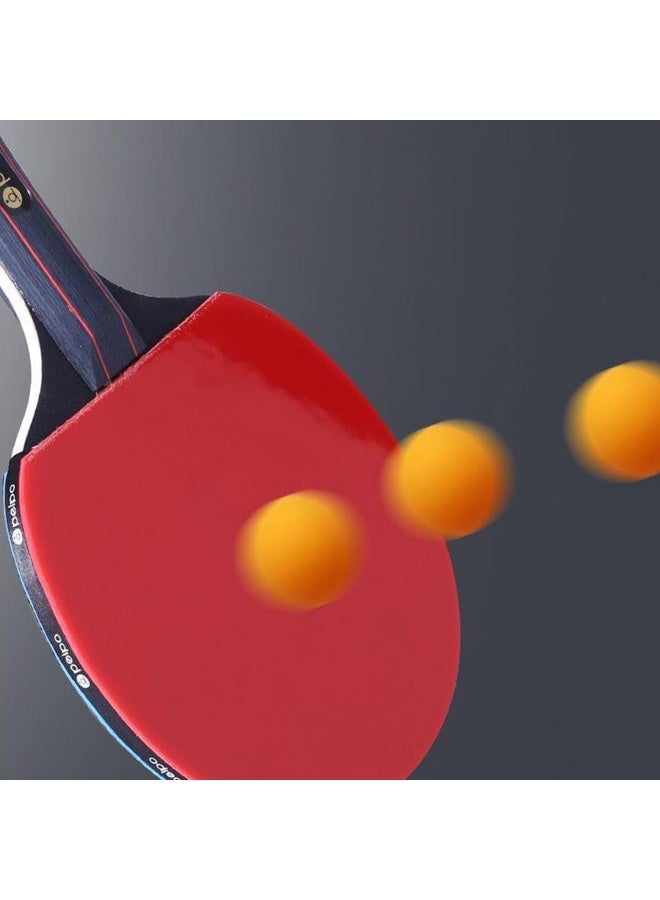 ECVV Ping Pong High Performance Level Table Tennis Racket Set - Table Tennis Racket with 4 Balls for Indoor and Outdoor Play - Image 5