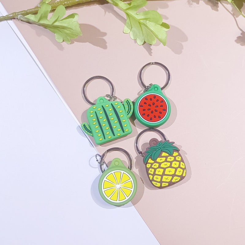 Cactus 2Pcs AirTag Soft Protective Case with Keychain - Image 2