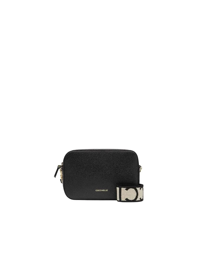 كوكسينيل حقيبة كروس Coccinelle Tebe مقاس صغير لون Noir