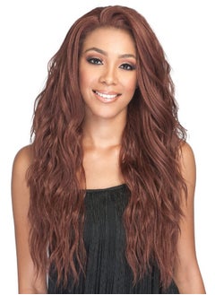 Obbi Boss 360 Swiss Lace Front Wig For Black Women Mblf270 Ambra Long Curly Wig With Human Hair Blend (M2/99J)