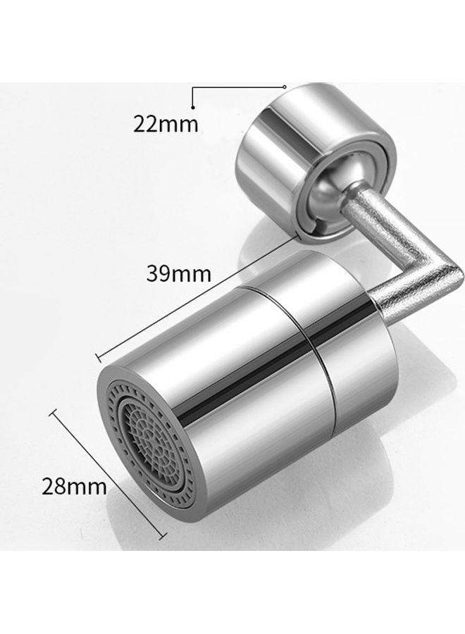 Loquat Anti-Splash Spout Filter Dual-Function Faucet Silver - Image 1