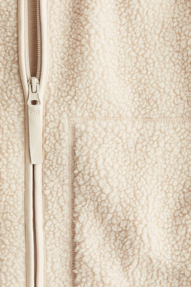 اتش اند ام جاكيت من نسيج تيدي