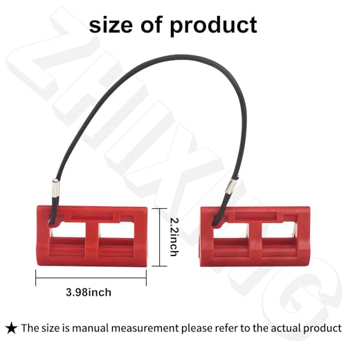 ZHIXING 4" Steer Stop Outboard Hydraulic Steering Lock for Outboard Motor Trailering/Transport 1 Pair Red - Image 5