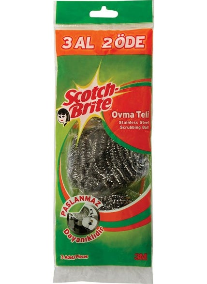 Scotch Brite Scouring Wire 3 Pieces 