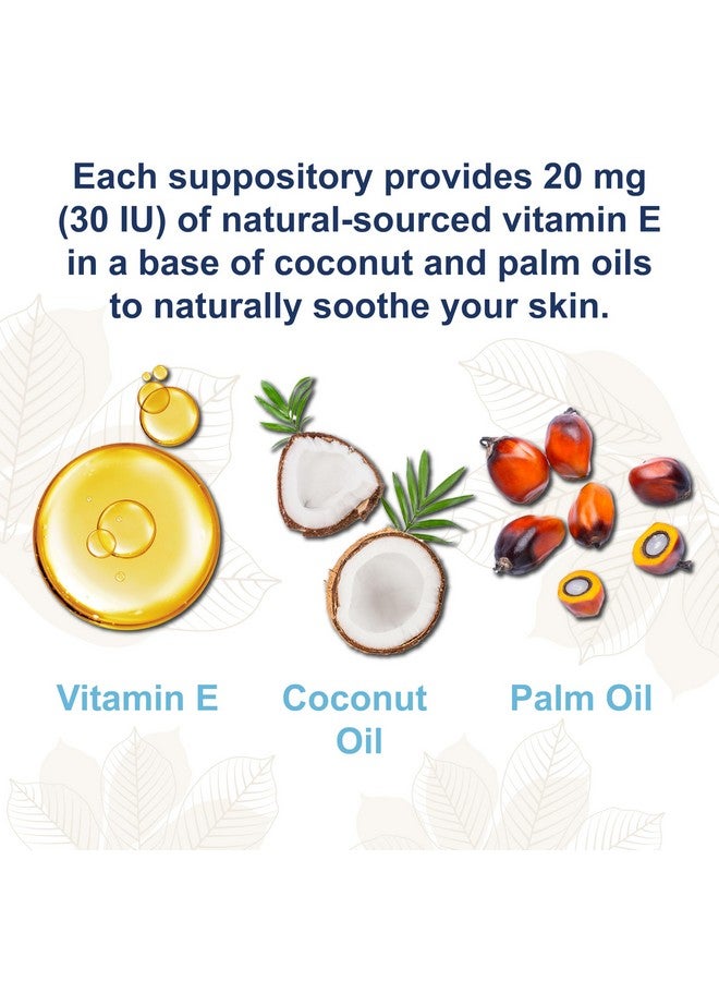 Carlson - Key-E Suppositories, 30 IU Vitamin E Suppository, Lubricates Dry Areas, Treatment for Women and Men, Vaginal & Rectal, 24 Count - Image 4