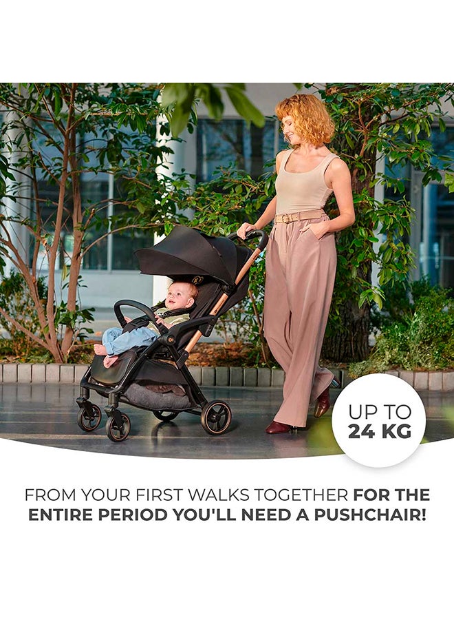 Kinderkraft Apino Baby Stroller - Dove Grey - Image 4