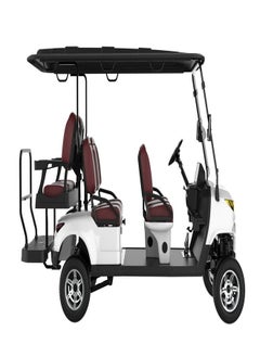 SUNCART SUNCART 6 Seater MXV4+2 Electric Golf Cart With Touch Screen Dash Board, Quality Leather Seat & 4-Wheel Hydraulic Breaks Golf Buggy  - Image 2