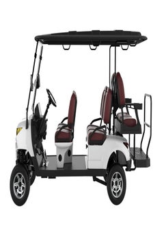 SUNCART SUNCART 6 Seater MXV4+2 Electric Golf Cart With Touch Screen Dash Board, Quality Leather Seat & 4-Wheel Hydraulic Breaks Golf Buggy  - Image 3