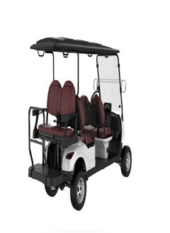 SUNCART SUNCART 6 Seater MXV4+2 Electric Golf Cart With Touch Screen Dash Board, Quality Leather Seat & 4-Wheel Hydraulic Breaks Golf Buggy  - Image 4