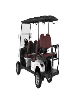 SUNCART SUNCART 6 Seater MXV4+2 Electric Golf Cart With Touch Screen Dash Board, Quality Leather Seat & 4-Wheel Hydraulic Breaks Golf Buggy  - Image 5