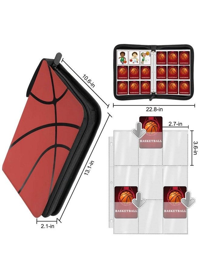 POKONBOY - 720 Pockets Basketball Card Binder Sleeves For Basketball Trading Cards Carring Case With Basketball Card Sleeves Album Card Holder Protectors For Football Baseball Sports Card - Image 1