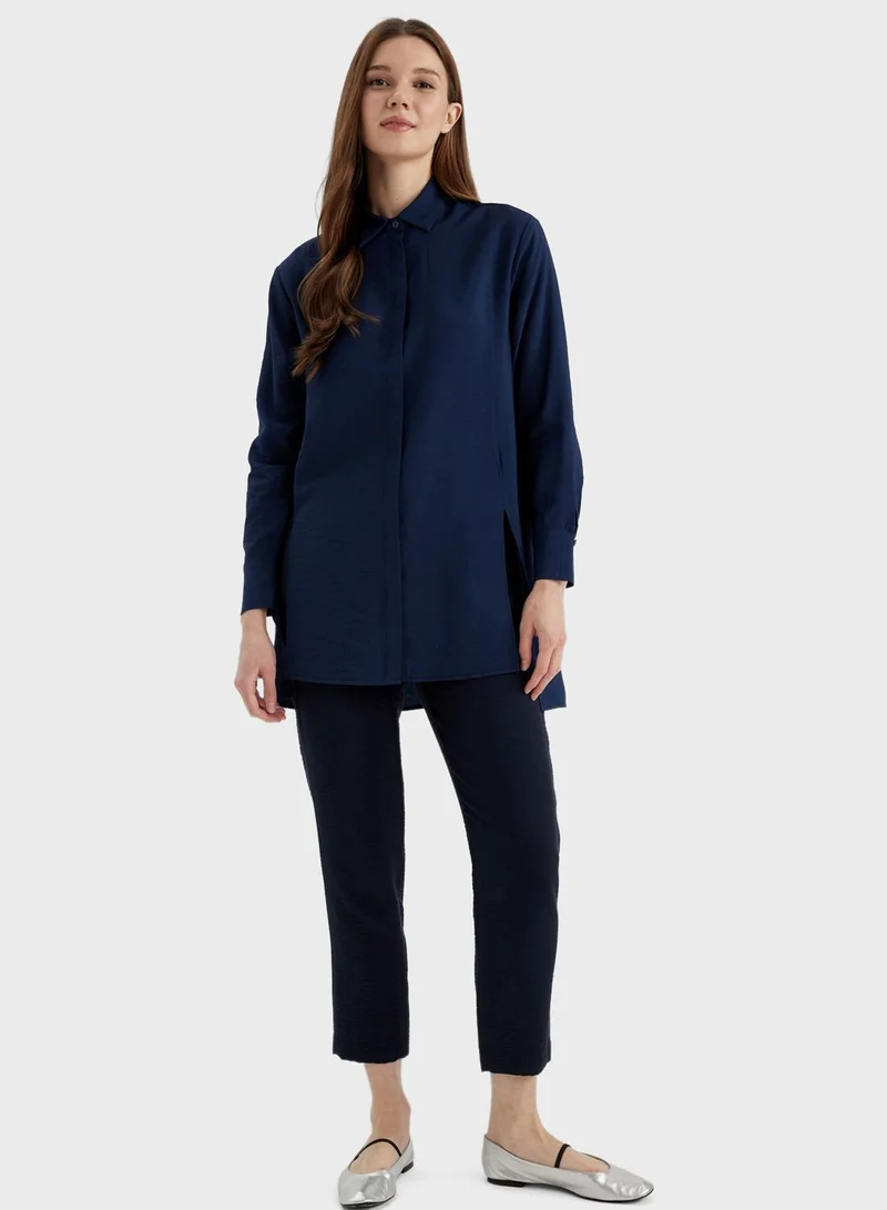 DeFacto Regular Fit Long Sleeve Tunic