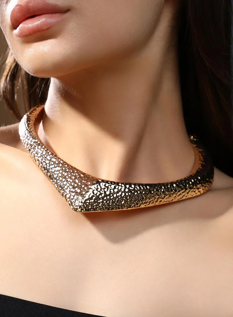 Sohi  Hammered Collar Necklace for Women | Best Price UAE