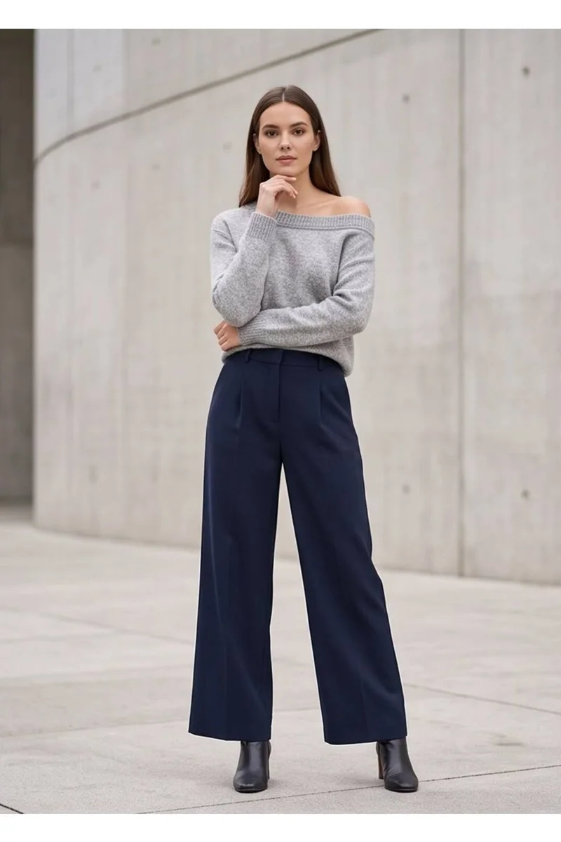 رايفان RYVAN Textured Knit Pullover Sweater